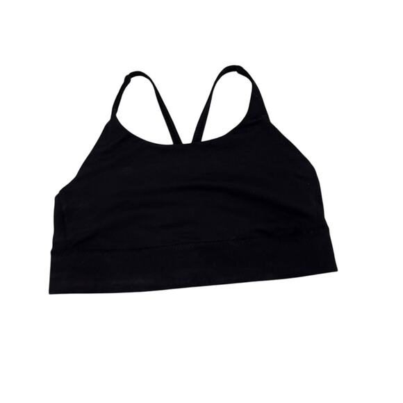 lululemon athletica Other - Lululemon Yeah Yoga Black Racerback Sports Bra Size Women's 8